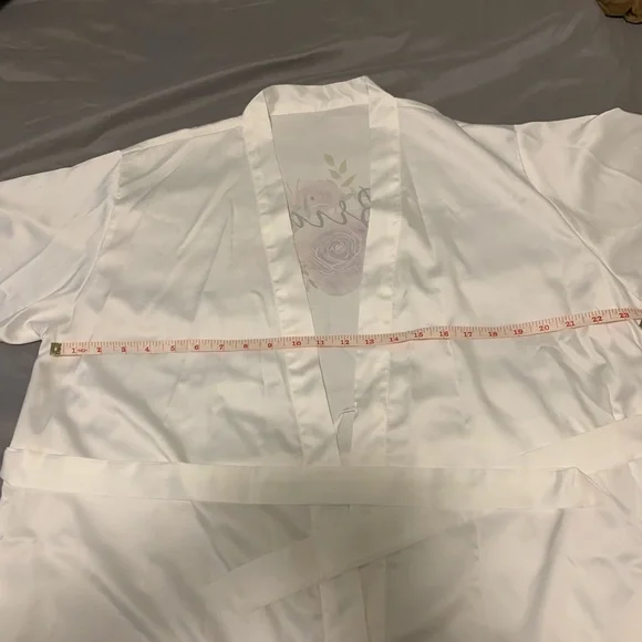 Wedding Satin Bride Robe - Picture 3 of 5